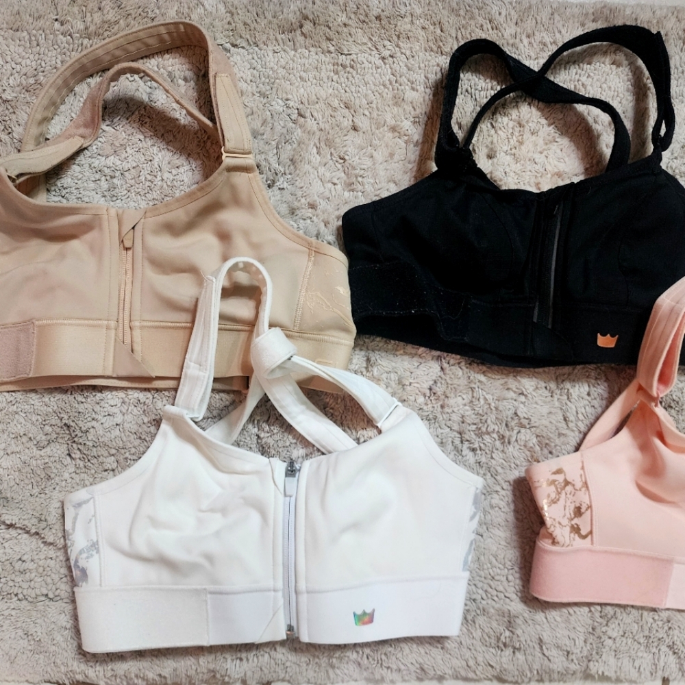 Set of 8 SheFit Sports Bras - size small